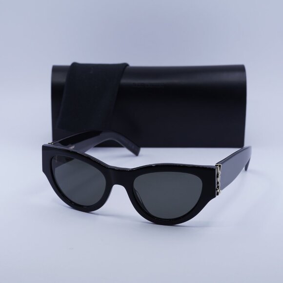 🕶️ New Saint Laurent SLM94 001 Sunglasses - Black Frame, Grey Lenses - Picture 15 of 15